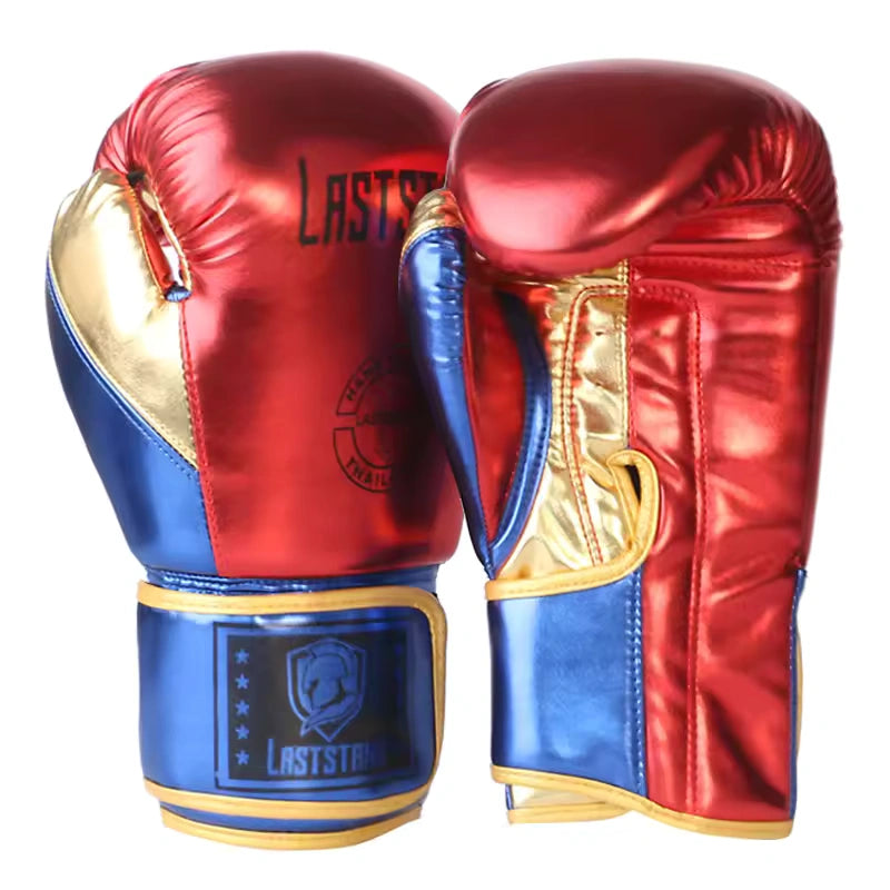Metallische Boxhandschuhe - MMA, Muay Thai, Boxausrüstung für das Fitnessstudiotraining