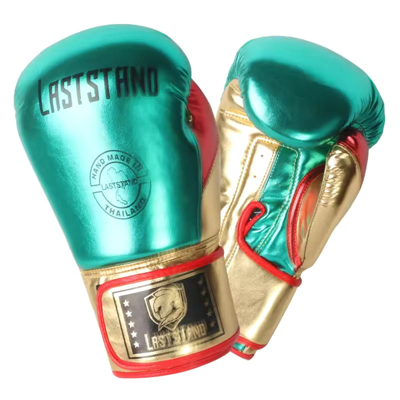 Metallische Boxhandschuhe - MMA, Muay Thai, Boxausrüstung für das Fitnessstudiotraining